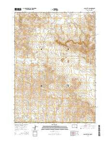 Slim Butte SW South Dakota Current topographic map, 1:24000 scale, 7.5 X 7.5 Minute, Year 2015