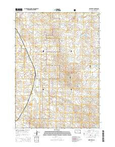 Smithwick South Dakota Current topographic map, 1:24000 scale, 7.5 X 7.5 Minute, Year 2015