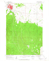Spearfish South Dakota Historical topographic map, 1:24000 scale, 7.5 X 7.5 Minute, Year 1961
