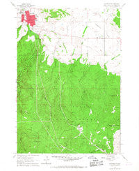 Spearfish South Dakota Historical topographic map, 1:24000 scale, 7.5 X 7.5 Minute, Year 1961