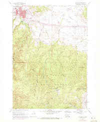 Spearfish South Dakota Historical topographic map, 1:24000 scale, 7.5 X 7.5 Minute, Year 1961