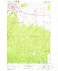 Spearfish South Dakota Historical topographic map, 1:24000 scale, 7.5 X 7.5 Minute, Year 1961