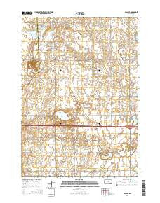 Spencer South Dakota Current topographic map, 1:24000 scale, 7.5 X 7.5 Minute, Year 2015