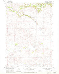 Spring Creek South Dakota Historical topographic map, 1:24000 scale, 7.5 X 7.5 Minute, Year 1969