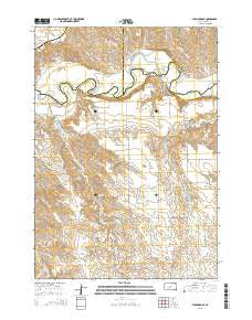 Stamford SE South Dakota Current topographic map, 1:24000 scale, 7.5 X 7.5 Minute, Year 2015