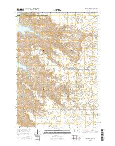 Steamboat Creek South Dakota Current topographic map, 1:24000 scale, 7.5 X 7.5 Minute, Year 2015