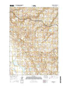 Stockholm South Dakota Current topographic map, 1:24000 scale, 7.5 X 7.5 Minute, Year 2015