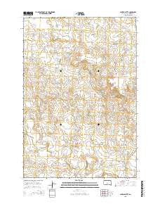 Sunrise Butte South Dakota Current topographic map, 1:24000 scale, 7.5 X 7.5 Minute, Year 2015