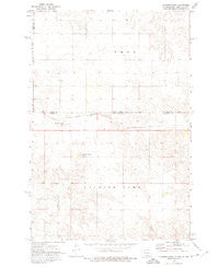 Thunder Hawk South Dakota Historical topographic map, 1:24000 scale, 7.5 X 7.5 Minute, Year 1972