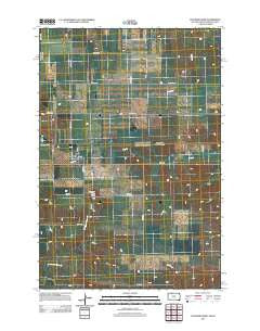 Thunder Hawk South Dakota Historical topographic map, 1:24000 scale, 7.5 X 7.5 Minute, Year 2012