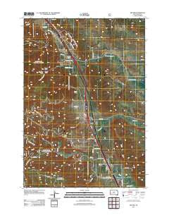 Tilford South Dakota Historical topographic map, 1:24000 scale, 7.5 X 7.5 Minute, Year 2012
