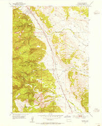 Tilford South Dakota Historical topographic map, 1:24000 scale, 7.5 X 7.5 Minute, Year 1953