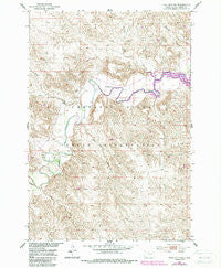 Trail City SW South Dakota Historical topographic map, 1:24000 scale, 7.5 X 7.5 Minute, Year 1952