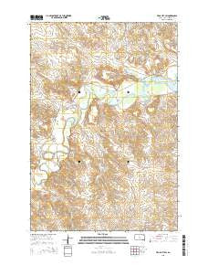 Trail City SW South Dakota Current topographic map, 1:24000 scale, 7.5 X 7.5 Minute, Year 2015