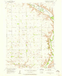 Tschetter Colony South Dakota Historical topographic map, 1:24000 scale, 7.5 X 7.5 Minute, Year 1957