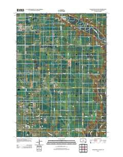 Tschetter Colony South Dakota Historical topographic map, 1:24000 scale, 7.5 X 7.5 Minute, Year 2012