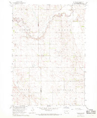 Tulare SW South Dakota Historical topographic map, 1:24000 scale, 7.5 X 7.5 Minute, Year 1967