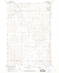Tulare South Dakota Historical topographic map, 1:24000 scale, 7.5 X 7.5 Minute, Year 1967