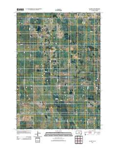 Tulare SE South Dakota Historical topographic map, 1:24000 scale, 7.5 X 7.5 Minute, Year 2012