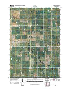 Tulare SW South Dakota Historical topographic map, 1:24000 scale, 7.5 X 7.5 Minute, Year 2012