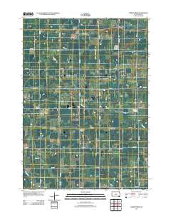 Turkey Ridge South Dakota Historical topographic map, 1:24000 scale, 7.5 X 7.5 Minute, Year 2012
