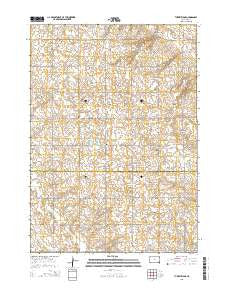 Turkey Ridge South Dakota Current topographic map, 1:24000 scale, 7.5 X 7.5 Minute, Year 2015