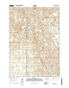 Twin Lakes South Dakota Current topographic map, 1:24000 scale, 7.5 X 7.5 Minute, Year 2015
