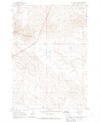 Two Top Butte East South Dakota Historical topographic map, 1:24000 scale, 7.5 X 7.5 Minute, Year 1965