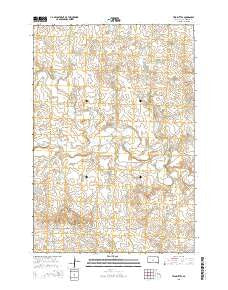 Two Buttes South Dakota Current topographic map, 1:24000 scale, 7.5 X 7.5 Minute, Year 2015