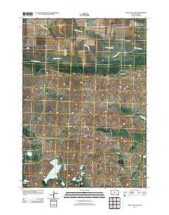 Two Lance Lake South Dakota Historical topographic map, 1:24000 scale, 7.5 X 7.5 Minute, Year 2012