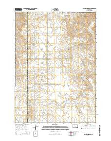 Two Nation Creek South Dakota Current topographic map, 1:24000 scale, 7.5 X 7.5 Minute, Year 2015