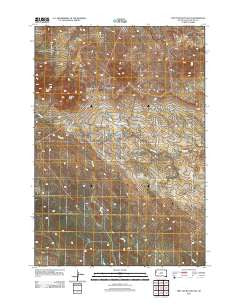 Two Top Butte East South Dakota Historical topographic map, 1:24000 scale, 7.5 X 7.5 Minute, Year 2012