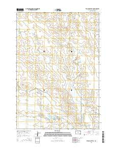 Two Top Butte SE South Dakota Current topographic map, 1:24000 scale, 7.5 X 7.5 Minute, Year 2015