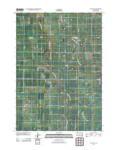 Unityville South Dakota Historical topographic map, 1:24000 scale, 7.5 X 7.5 Minute, Year 2012