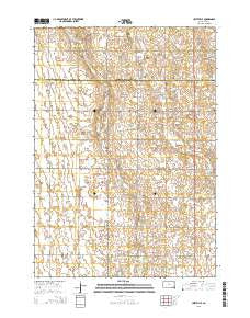 Unityville South Dakota Current topographic map, 1:24000 scale, 7.5 X 7.5 Minute, Year 2015