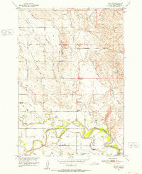 Vale NE South Dakota Historical topographic map, 1:24000 scale, 7.5 X 7.5 Minute, Year 1951