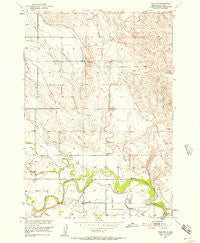 Vale NE South Dakota Historical topographic map, 1:24000 scale, 7.5 X 7.5 Minute, Year 1951