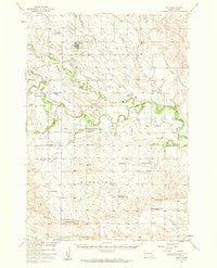 Vale South Dakota Historical topographic map, 1:62500 scale, 15 X 15 Minute, Year 1951