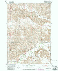 Van Metre South Dakota Historical topographic map, 1:24000 scale, 7.5 X 7.5 Minute, Year 1951