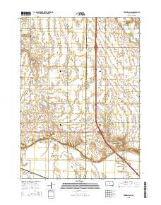 Vermillion SE South Dakota Current topographic map, 1:24000 scale, 7.5 X 7.5 Minute, Year 2015