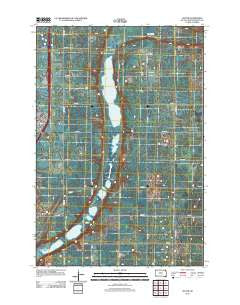 Victor South Dakota Historical topographic map, 1:24000 scale, 7.5 X 7.5 Minute, Year 2012