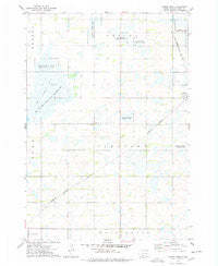 Vienna West South Dakota Historical topographic map, 1:24000 scale, 7.5 X 7.5 Minute, Year 1973