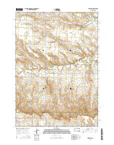 Viewfield South Dakota Current topographic map, 1:24000 scale, 7.5 X 7.5 Minute, Year 2015