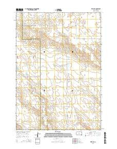 Vivian SE South Dakota Current topographic map, 1:24000 scale, 7.5 X 7.5 Minute, Year 2015