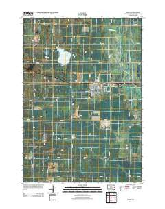 Volga South Dakota Historical topographic map, 1:24000 scale, 7.5 X 7.5 Minute, Year 2012