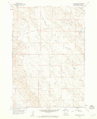 Volunteer NW South Dakota Historical topographic map, 1:24000 scale, 7.5 X 7.5 Minute, Year 1959