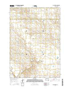 Volunteer SE South Dakota Current topographic map, 1:24000 scale, 7.5 X 7.5 Minute, Year 2015