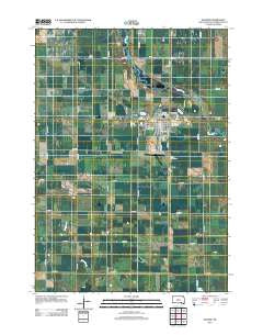 Wagner South Dakota Historical topographic map, 1:24000 scale, 7.5 X 7.5 Minute, Year 2012
