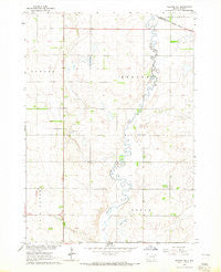 Wagner NE South Dakota Historical topographic map, 1:24000 scale, 7.5 X 7.5 Minute, Year 1964