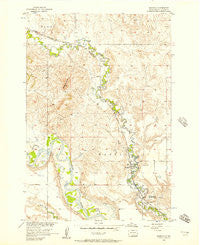 Wakpala South Dakota Historical topographic map, 1:24000 scale, 7.5 X 7.5 Minute, Year 1956